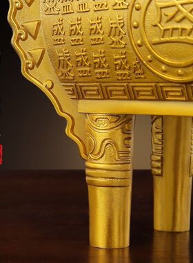 铜盛世鼎大号千秋鼎家居摆件方鼎百盛鼎金属工艺品釉铜鼎批