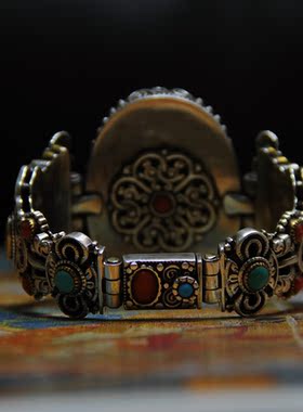 承李李原创设计风蓝松石女式银饰