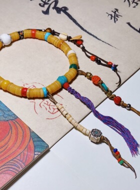承李李原创设计风宝石流苏手串