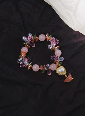 承李李原创设计琉璃蝴蝶手串