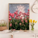 Tulip Fragrant Diamond Drills Living Room маленькая паста бриллиант заканчивается 2023 Новая спальня простая и современная северная