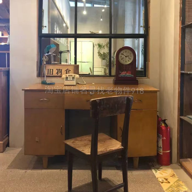 老式家具80年代复古怀旧装饰道具书桌椅子柜子沙发风扇老物件摆件_虎窝淘