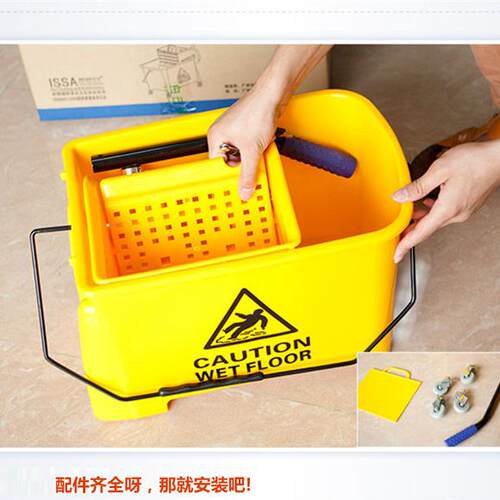 家用商用清洁桶榨水车挤水车挤水桶脱水桶墩布桶免手洗拖把桶酒店 - 图2
