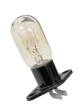 格兰仕微波炉配件灯泡220V2A25W带座直脚微波炉照明灯E14通用美的