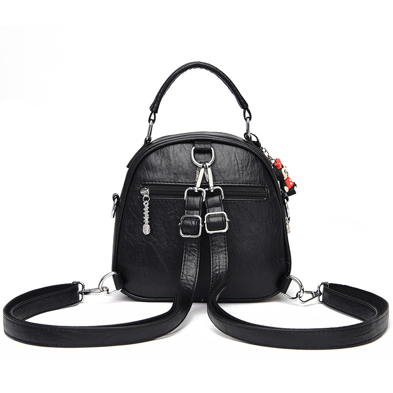 2020新款双肩背包软皮单肩斜挎包 娴妃女士包袋