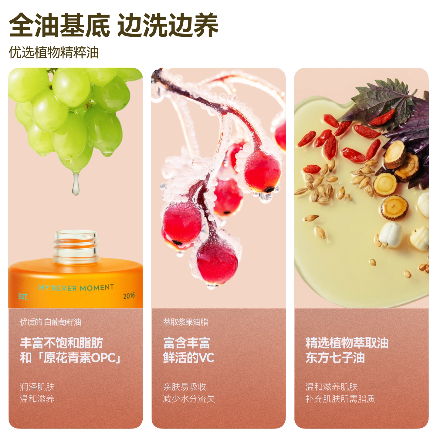 【立即抢购】Rever乐若沐浴油绿野仙踪沐浴露清洁滋润身体乳保湿