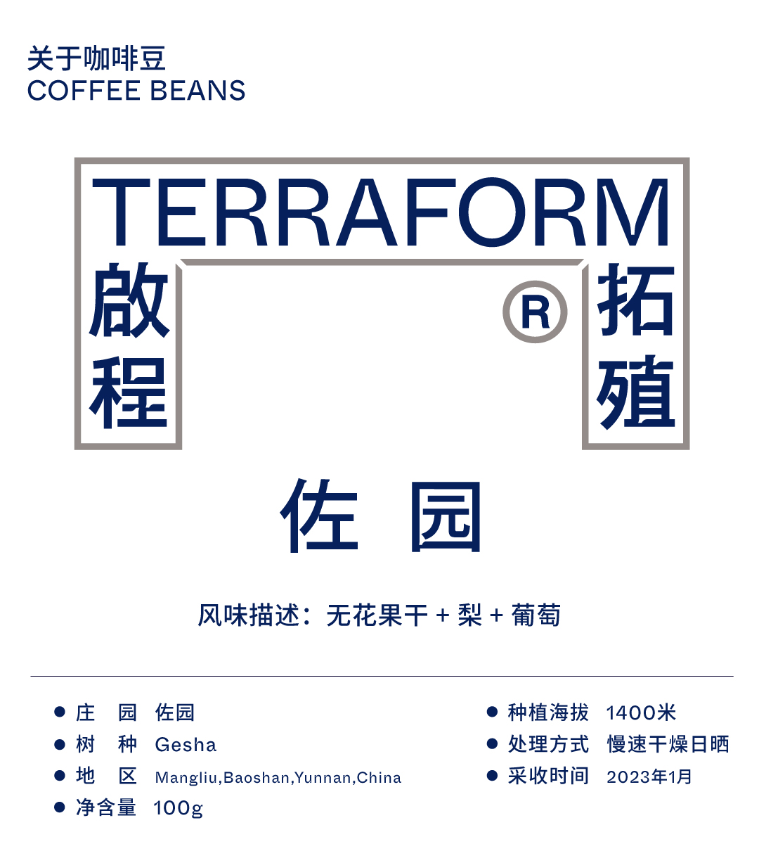 【Terraform】中国云南佐园慢速干燥日晒/窝堆慢干日晒瑰夏咖啡豆-图2