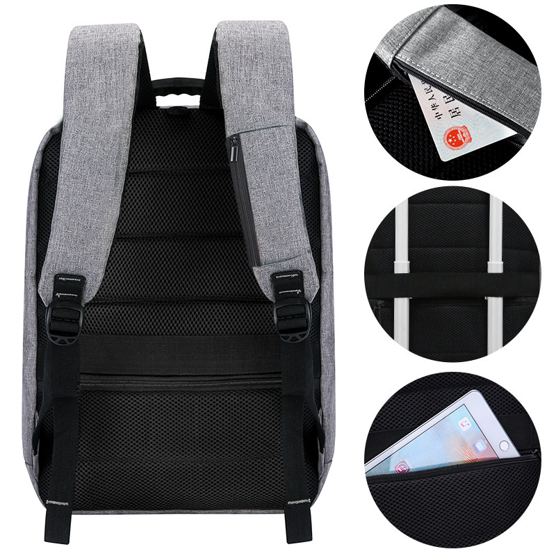 施马特商务男时尚潮流大学生电脑包 施马特双肩背包