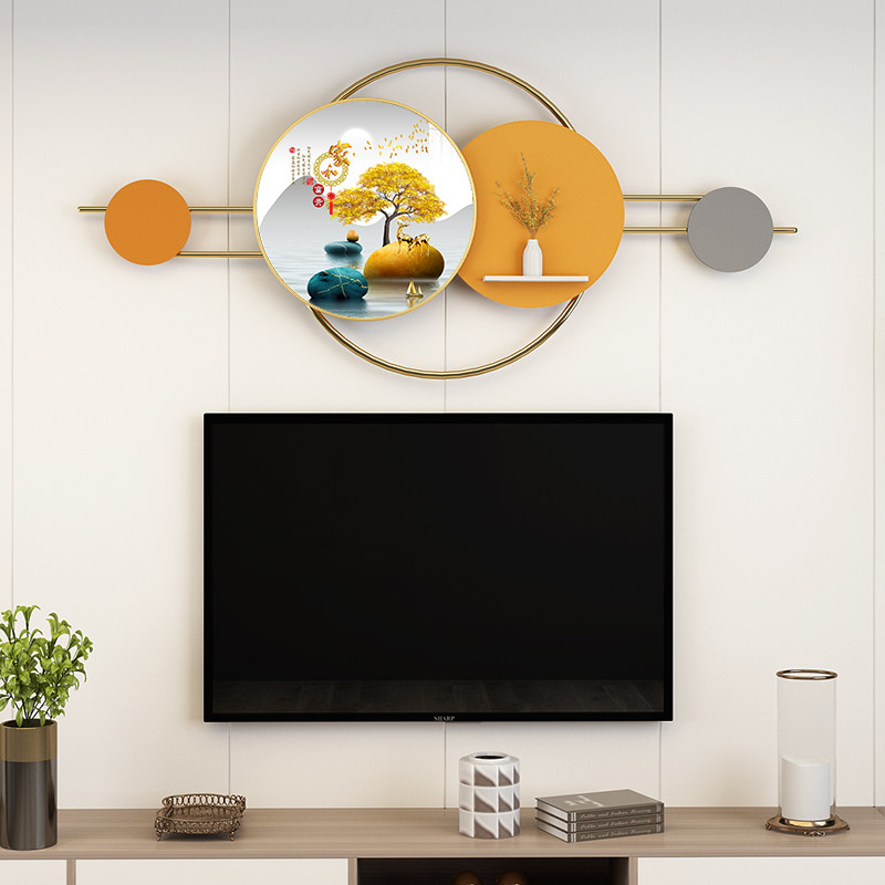 电视背景墙装饰挂件创意客厅墙上挂饰餐厅墙面装饰品房间墙壁饰