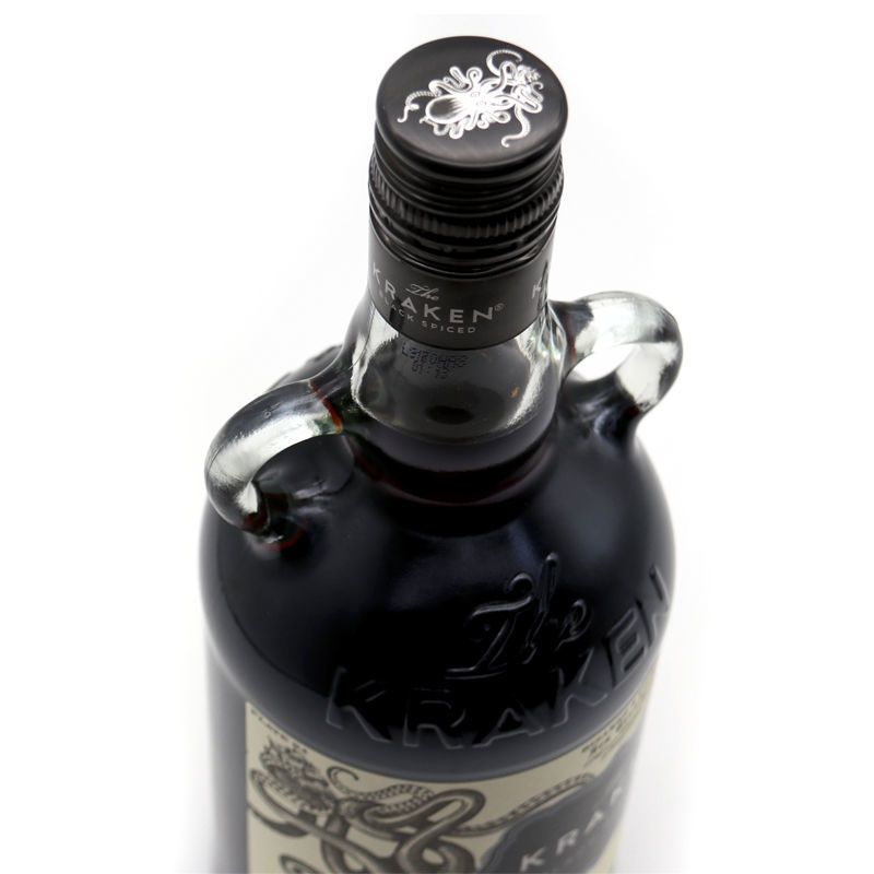 挪威海怪黑朗姆酒海妖章鱼北海巨妖朗姆酒Kraken Rum进口洋酒正品-图0