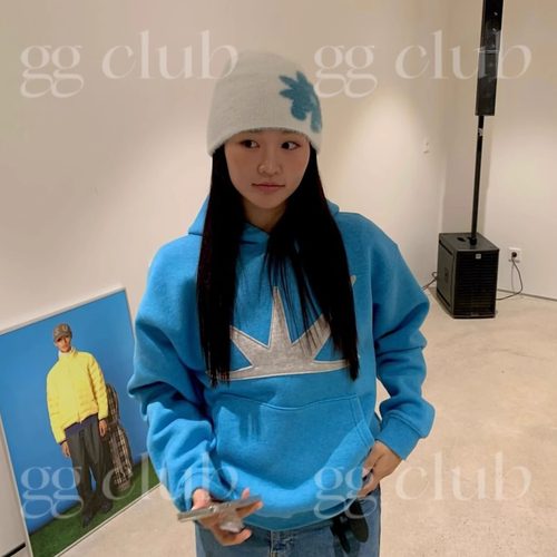 HANNI 金艺琳 yeri同款 SUNLOVE 尼龙提花毛绒针织帽可爱豆豆冷帽 - 图3