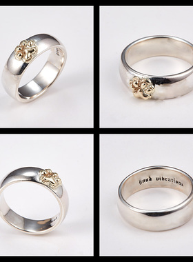 泰国复古猫爪纯银尾戒