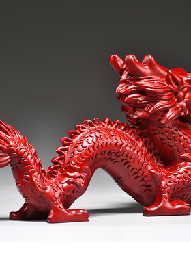 实木质祝福新古典客厅红色龙补角