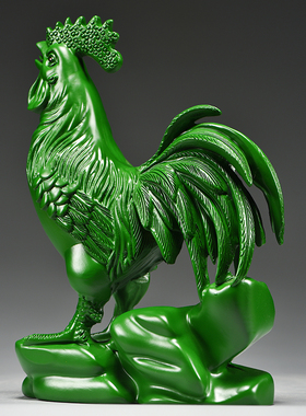 绿色祝福新古典客厅实木补角摆件