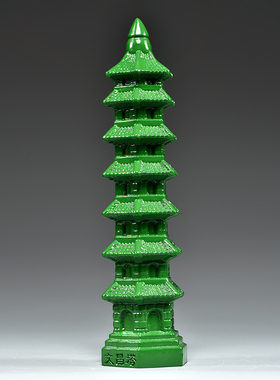 绿色客厅层文昌塔桃木