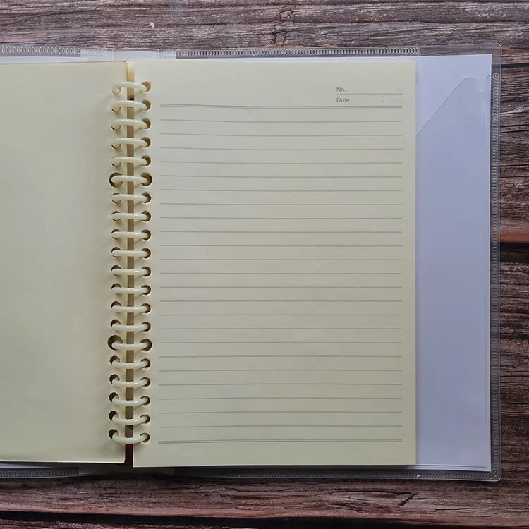 Morning light PP cover loose-leaf notebook notepad notebook