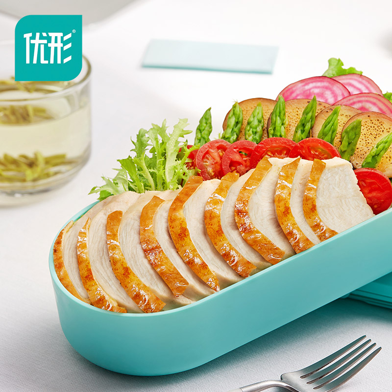 ishape优形旗舰店【DY3】优形沙拉鸡胸肉3口味21袋 高蛋白低脂肪健身即食鸡胸肉1