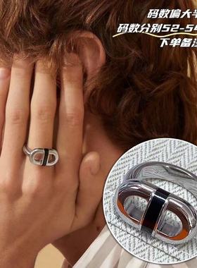 满钻高定系列银色戒指时尚混搭