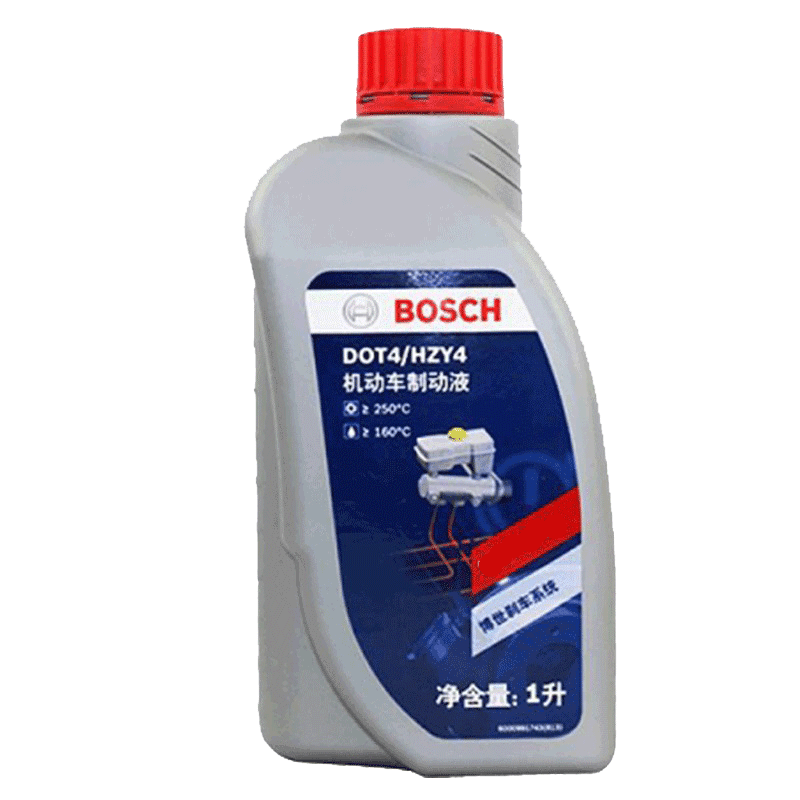 博世刹车油DOT4制动液刹车液 BOSCH 汽车离合器油配件通用型 2L - 图0