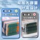 Deli double-layer transparent tote bag for students' examination