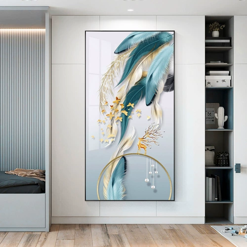 Cross -Stitch Diamond Emlempore 2021 Новая вертикальная вертикальная версия пера, картинка с бриллиантами Elk, полная современной простоты