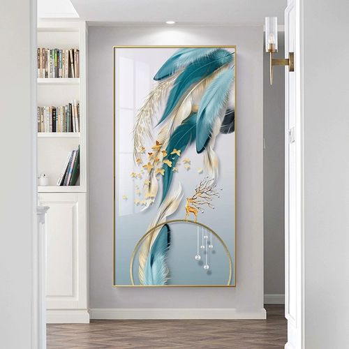 Cross -Stitch Diamond Emlempore 2021 Новая вертикальная вертикальная версия пера, картинка с бриллиантами Elk, полная современной простоты