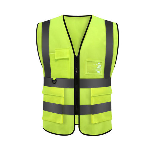 反光背心交通指挥建筑施工透气网眼环卫反光衣外卖代驾马甲印定制 - 图3