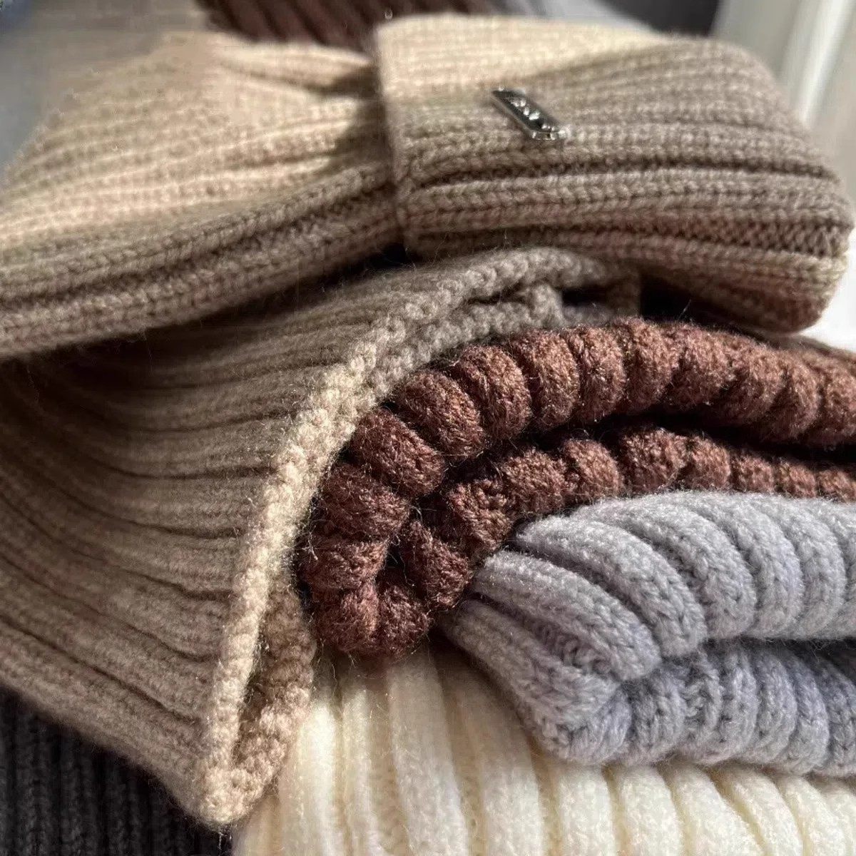 雪地靴袜套美式复古金属针织堆堆袜棉袜女款秋冬季小腿袜加厚时髦,淘宝优惠券,粉丝福利购,淘宝优惠卷