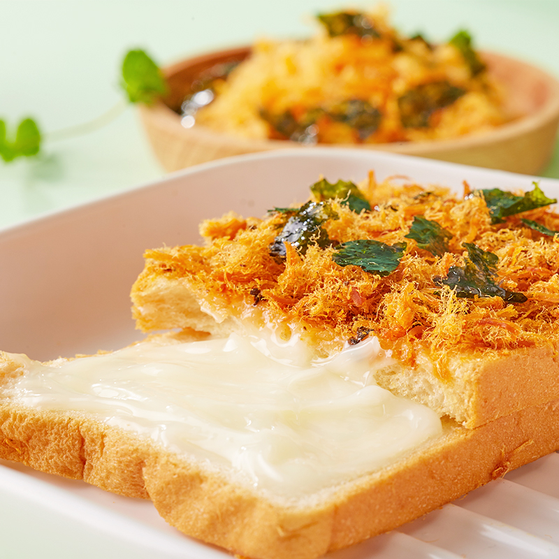 比比赞海苔肉松面包吐司整箱早餐蛋糕点心网红小零食小吃休闲食品 - 图2