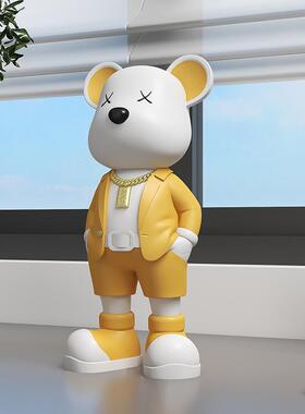 网红创意暴力熊桌面小摆件电视柜酒柜玄关书房卧室装饰品伴手礼