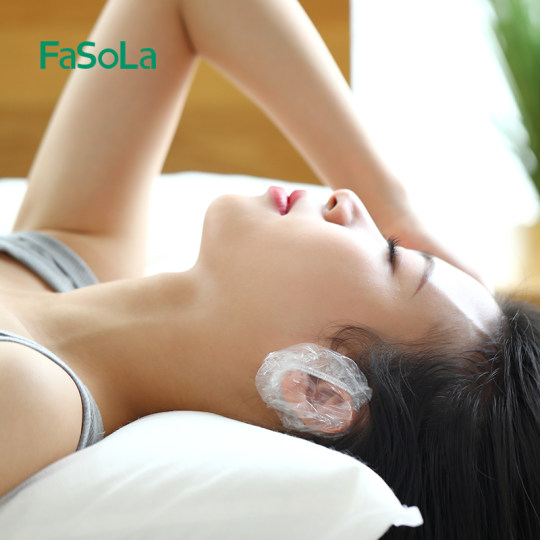 Disposable waterproof shower earmuffs 100 pieces for hair dyeing