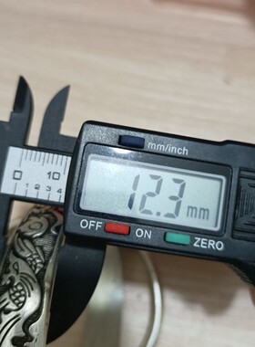 镯子一对民族风镯子纯手工苗银雕花龙凤实心手镯复古做旧手环白铜