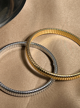 LUVAJ弹力蛇骨手镯宽版叠戴手饰