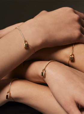 西班牙手链女简约ins镀金