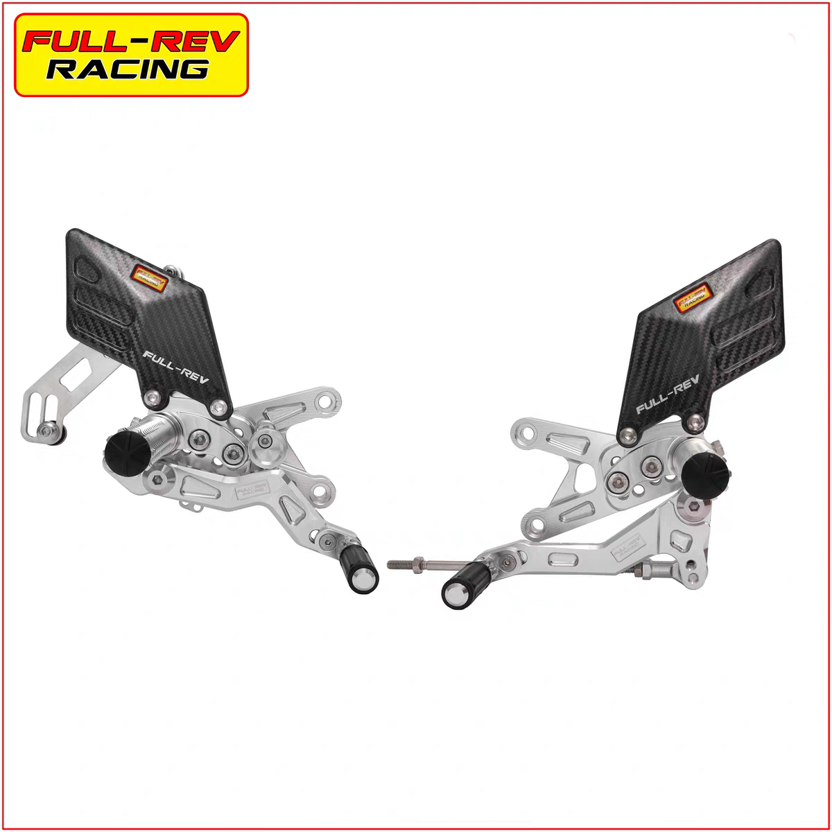 适用于阿普利亚RSV4 17-24 改装 FULL-REV 升高后移竞技脚踏总成 - 图1