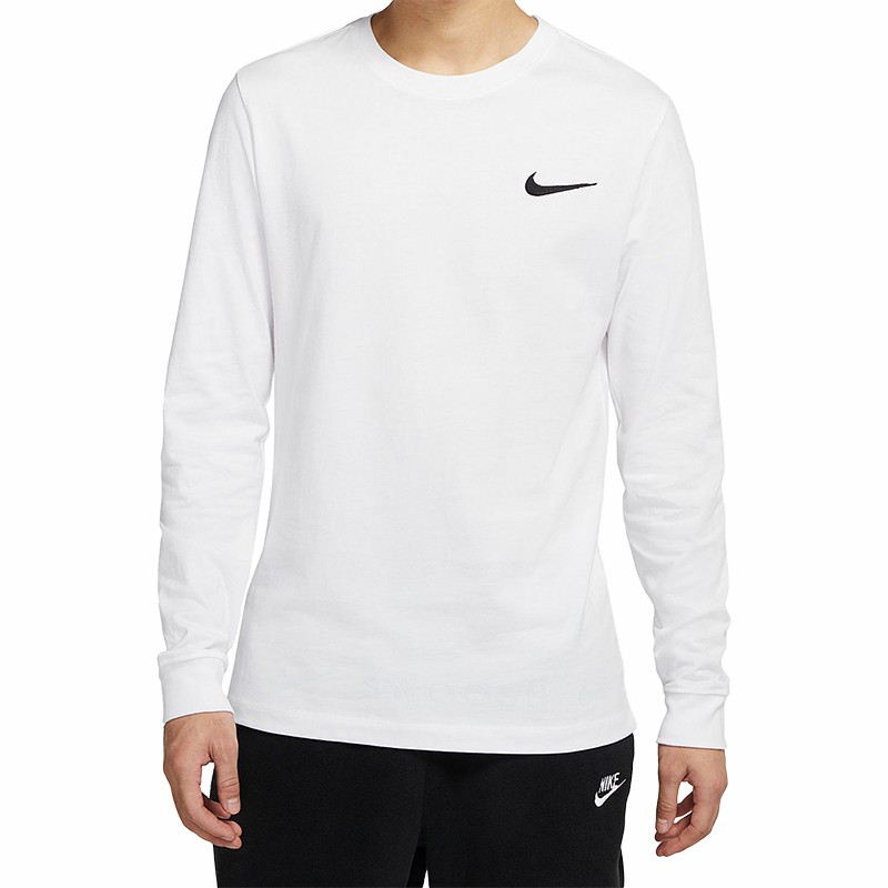 Nike/耐克正品SPORTSWEAR SWOOSH 男子休闲长袖T恤 DA0336-100 - 图3