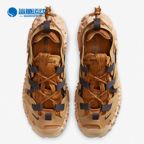 Nike/耐克正品ISPA Overreact 黑武士棕黄男子机能跑步鞋 CQ2230 - 图2