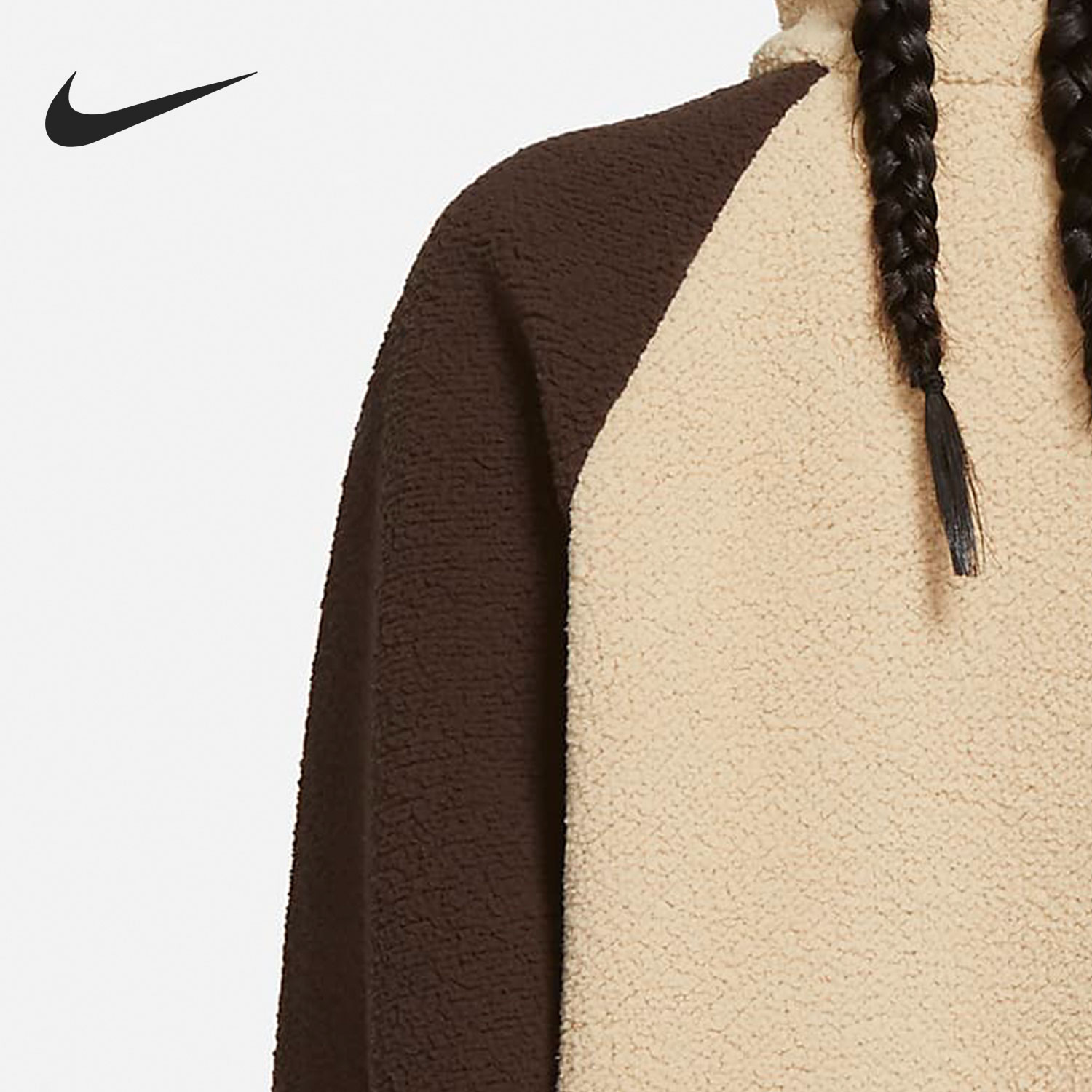 Nike/耐克正品春季新款女子羔羊绒防风夹克外套DD5719-237-图2