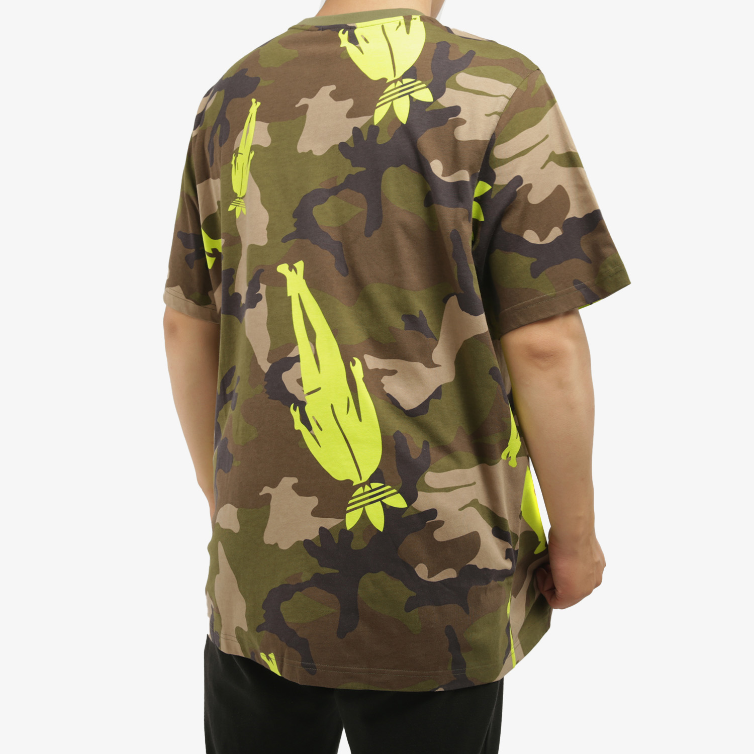 Adidas/阿迪达斯正品三叶草 RYV Camo Tee 男子运动短袖T恤GK5914 - 图0