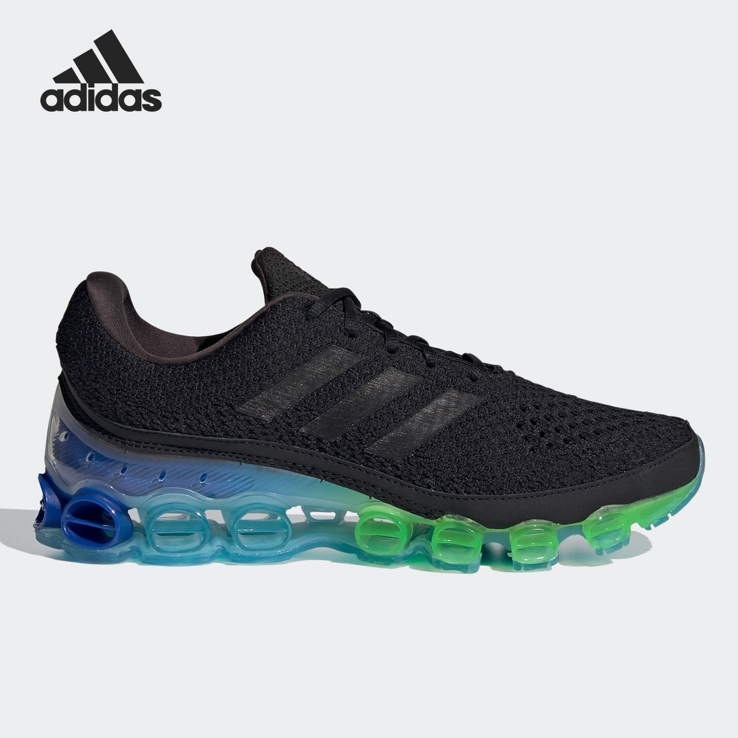 Adidas/阿迪达斯正品 MICROBOUNCE 男女缓震运动跑步鞋FX7696 - 图0