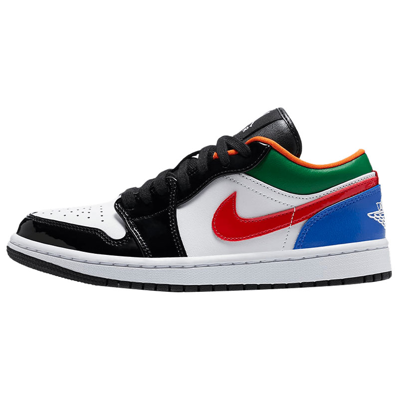 Nike/耐克AIR JORDAN 1 LOW AJ1低帮 彩色拼接湖人女篮球鞋CZ4776 - 图3