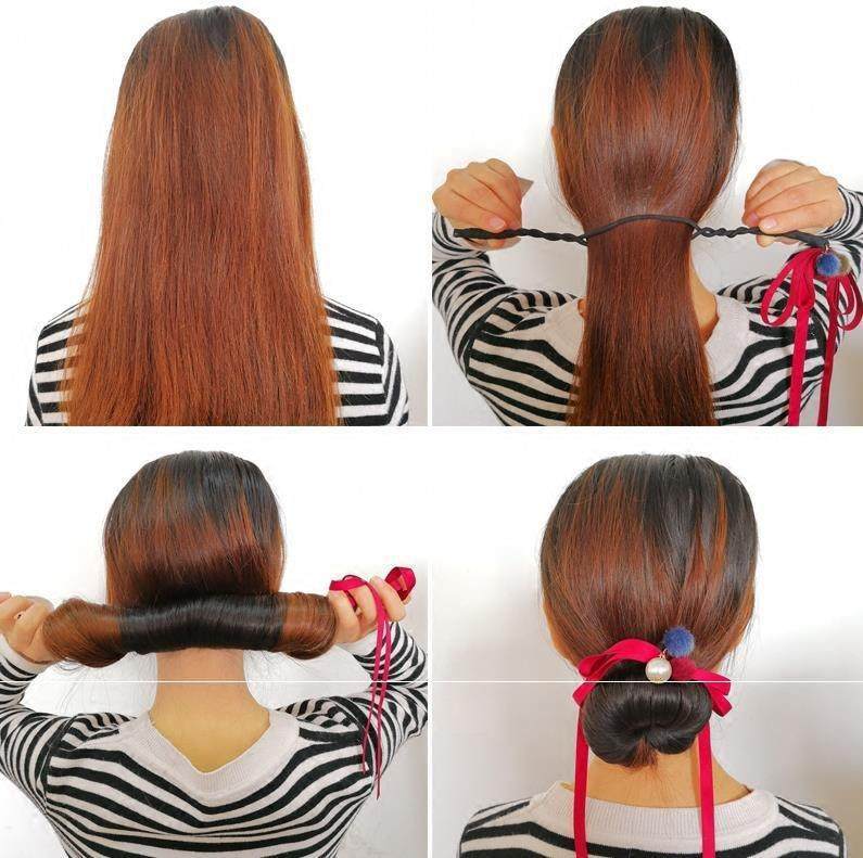 儿童扎发神器小孩梳头卷发盘发器 梦豪发饰