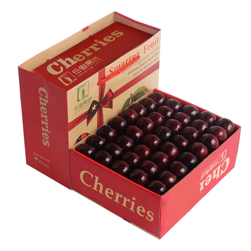 伶俐果匠礼盒装现摘大连车厘子新鲜水果2斤4J黑珍珠大樱桃孕妇包邮5非智利3