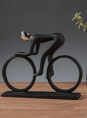 运动风办公室抽象工艺品酒柜摆件