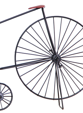 铁艺自行车手工抽象模型创意装饰