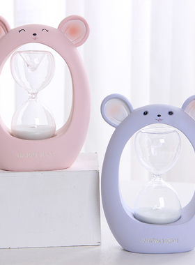 创意可爱沙漏夜灯家居装饰品摆件