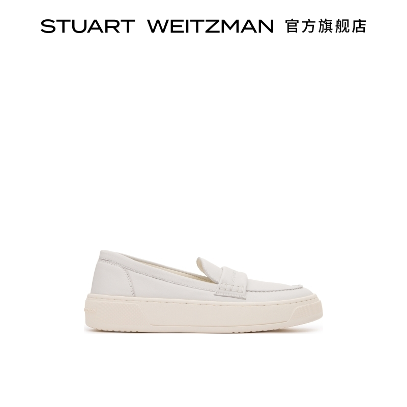 【春夏新品】SW COURTSIDE LOAFER 24春夏新款一脚蹬厚底乐福鞋 - 图0