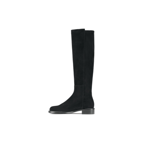 SW 5050 GISELE KNEE-HIGH BOOT 低跟拼接长筒靴女 - 图1