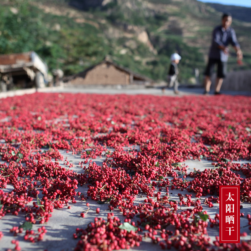 米仓山精选汉源红花椒128g 四川大红袍花椒麻椒特麻花椒粉面特产 - 图1