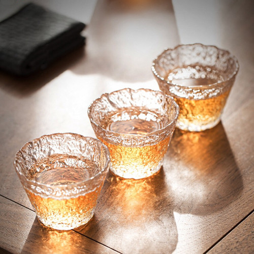 日式冰露玻璃清酒壶黄酒温酒器套装酒壶家用一两白酒杯酒盅酒具 - 图1